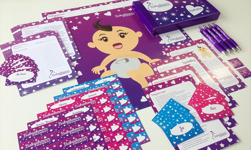 Makkelijke babyshower activiteiten voor in huis!
