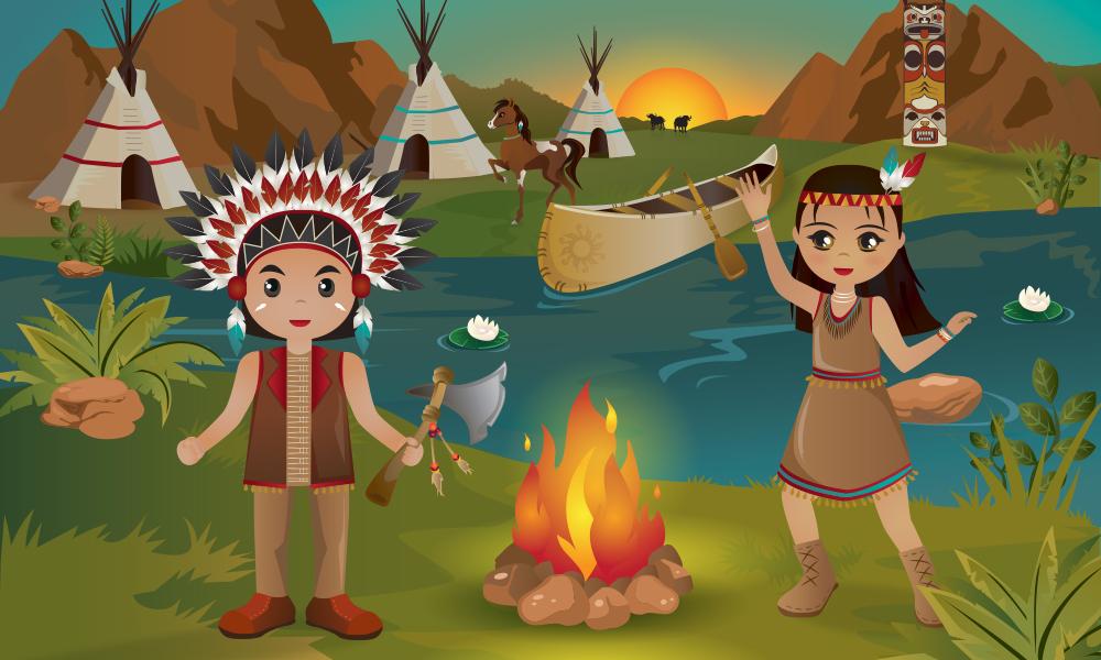 Indianenfeestje