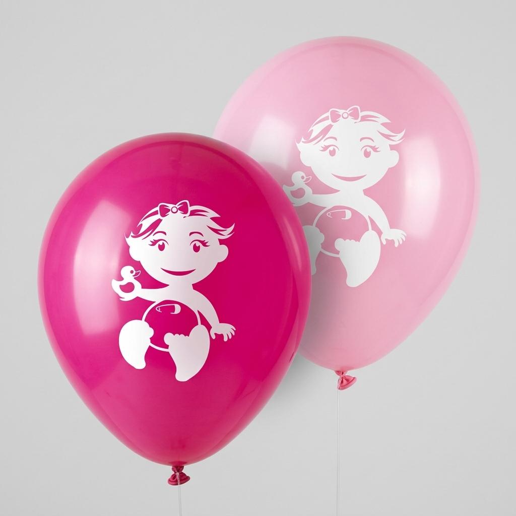 Roze Baby Girl ballonnen