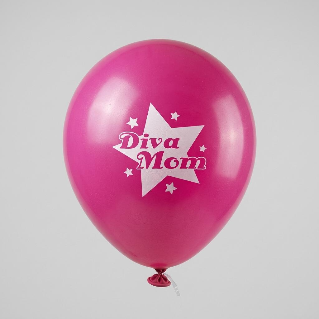 Roze Diva Mom ballonnen