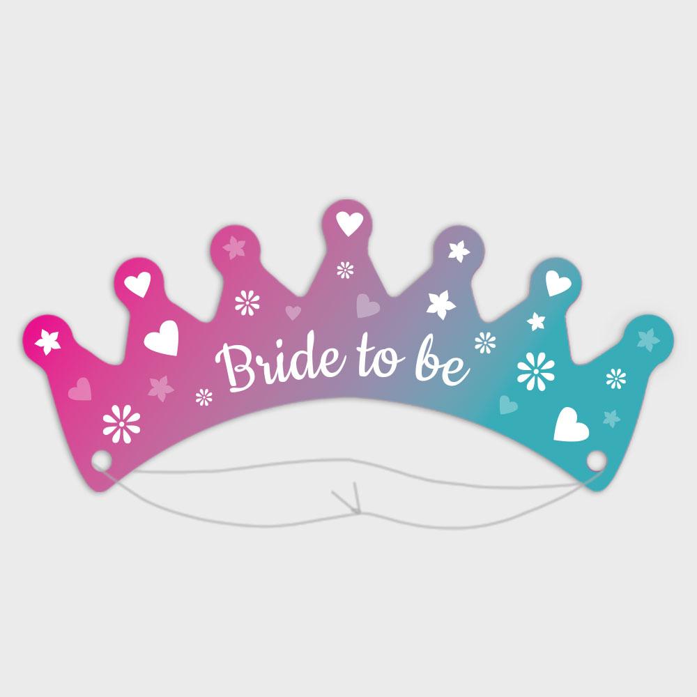 Bride to be kroontje voor bridalshower feest