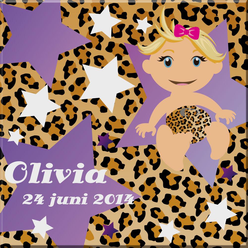 Canvas Diva baby girl
