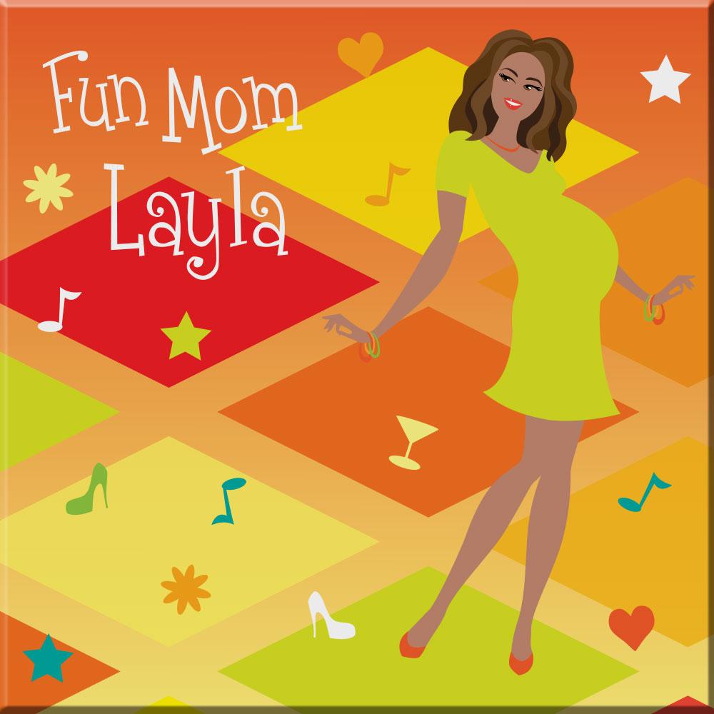 Canvas fun mom