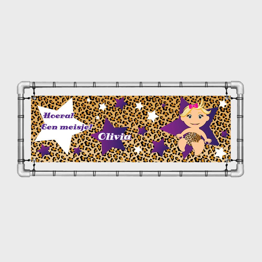 Diva girl spandoek kraamfeest