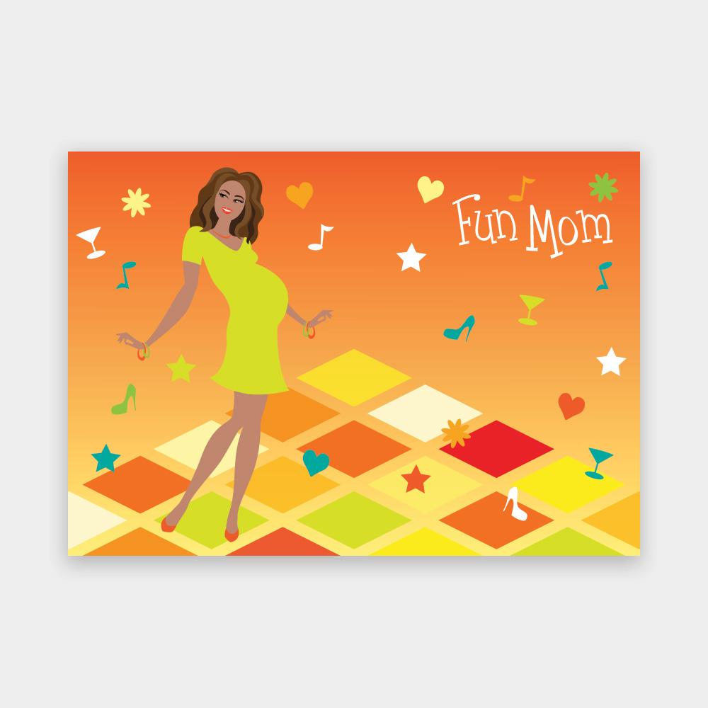 Fun mom babyshower placemats
