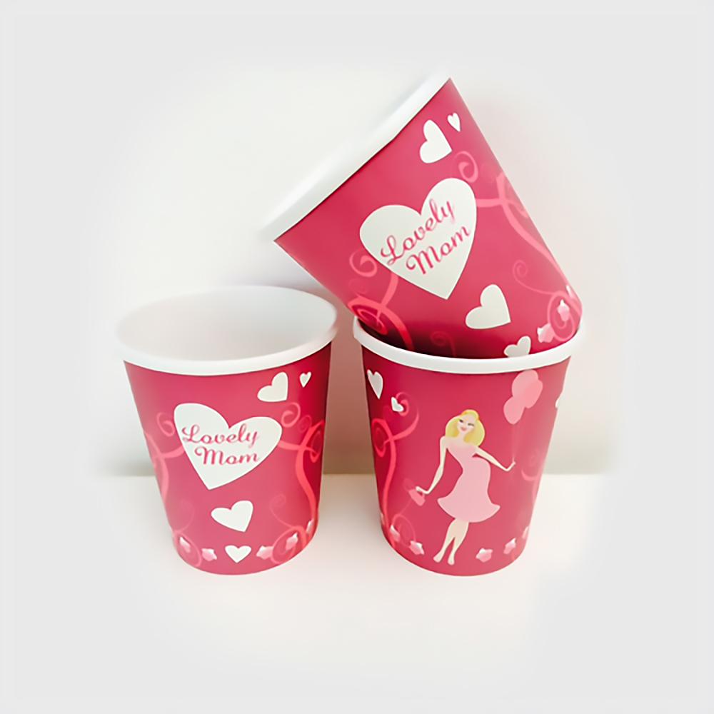 Lovely mom bekers rood design