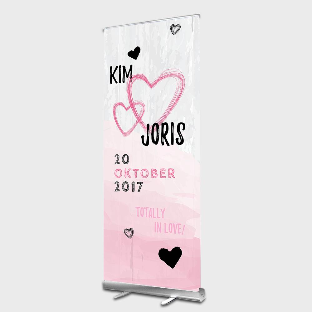 Roll up banner love