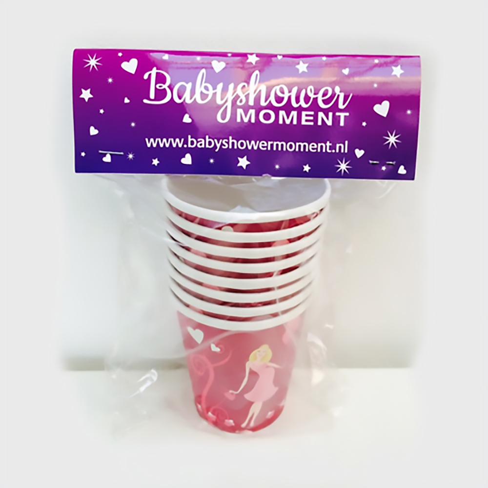 Lovely mom bekers rood design in verpakking