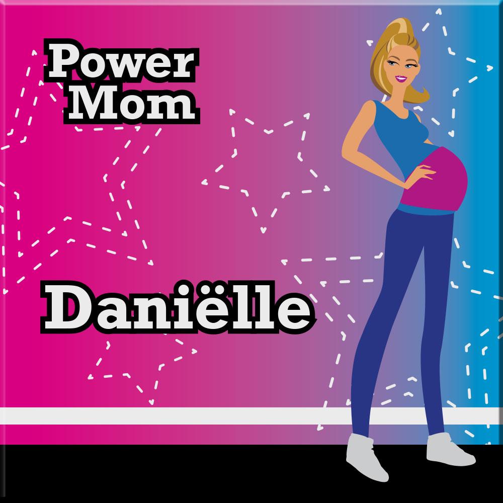 Canvas power mom roze