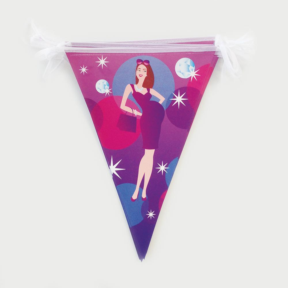 Glamour mom slingers design achterkant