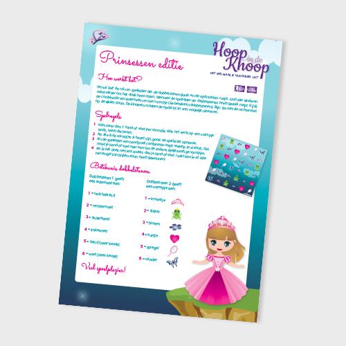 Hoop in de knoop thema prinsessen spelregels