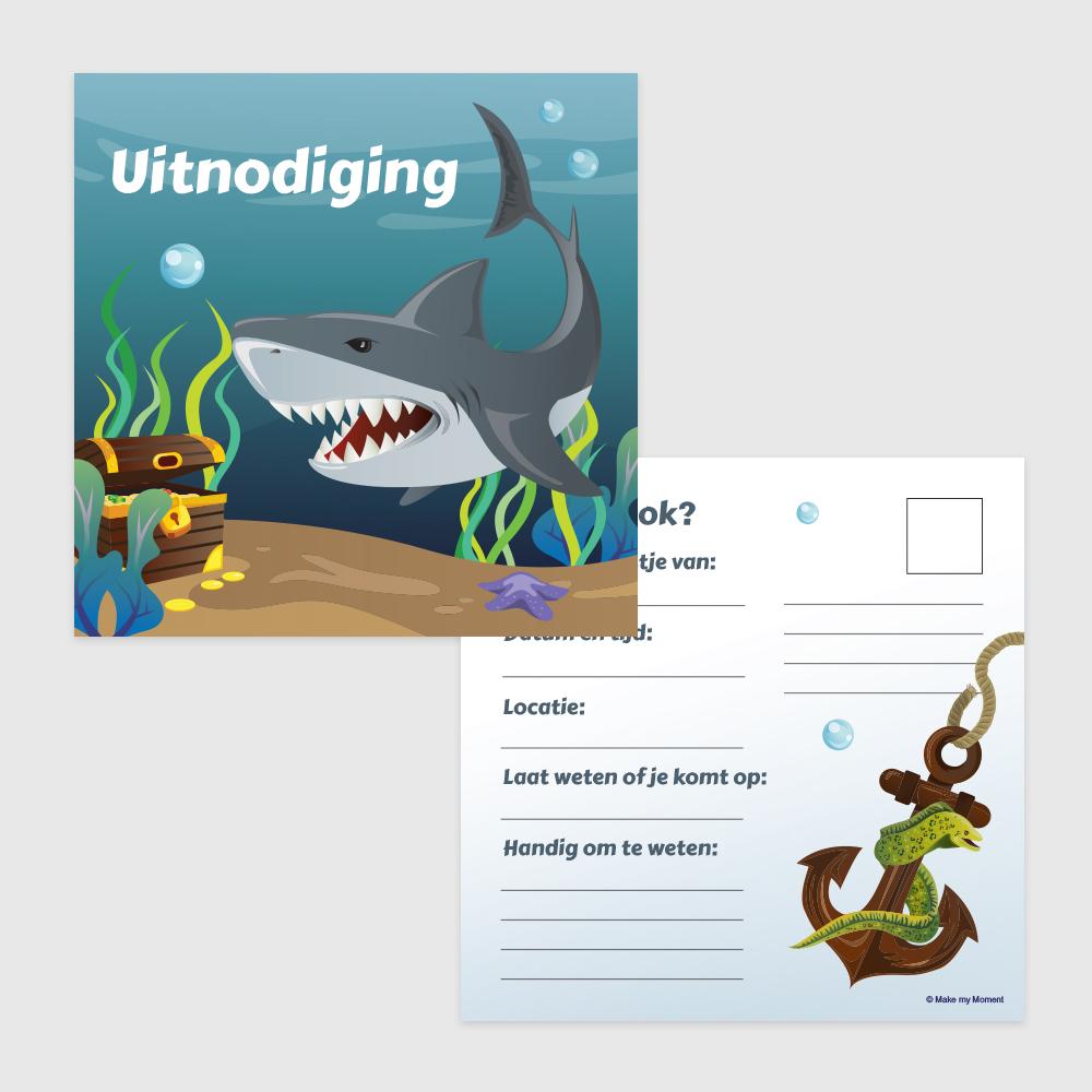 Haaien uitnodigingen 