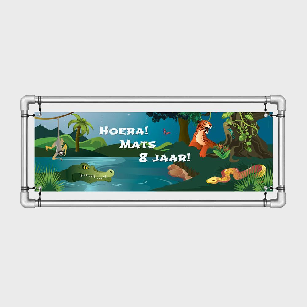 dieren jungle spandoek